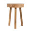 Tabouret rond en bois de manguier