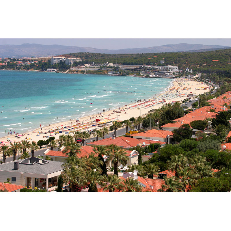 Beach And Ocean by Cenkertekin - Wrapped Canvas Print, 51cm H x 76cm W x 3.8cm D