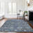 Premium Machine Washable Alliah AMF94 Blue Rug-1764823399