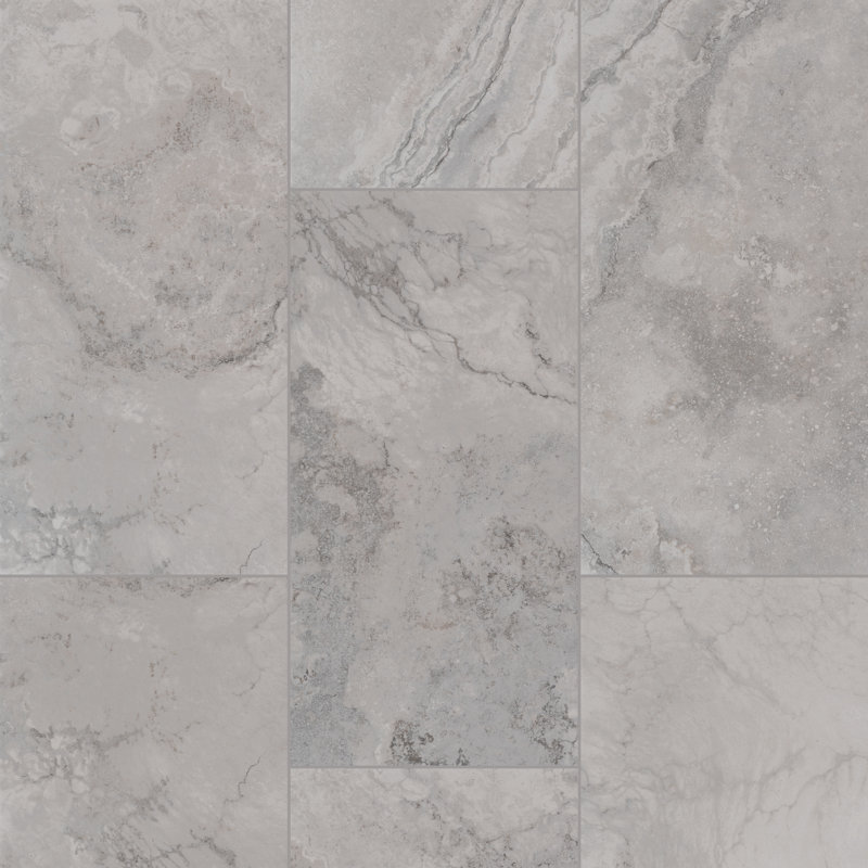 Royce Verdin 12 in. x 24 in. Matte Ceramic Stone Look Floor and Wall Tile, Verdin