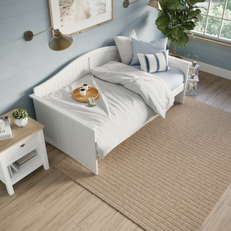 Nantucket Solid Wood Twin Daybed, White