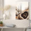 «Abstract Wavy Trees in Earth Tones», art mural sur toile-1324388437