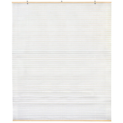 Rice Paper Cordless Window Shade Blinds - White - 48" Wide