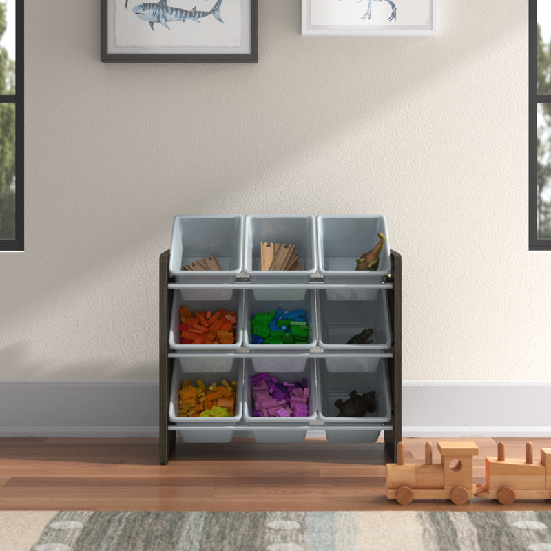 Organisateur de jouets pour enfants Nael, Gris