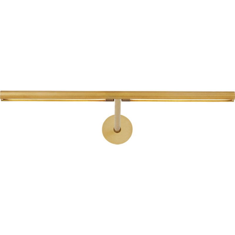 Plural Dome Picture Light, 0.5" H x 12" W x 8.9" D, Hand Rubbed Antique Brass, 9.9