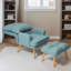 Fauteuil d'appoint avec repose-pieds Deeda-422706147