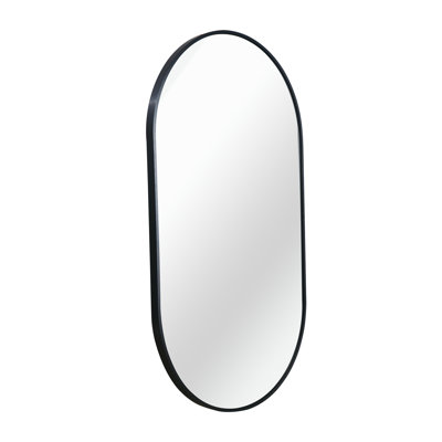 20 Inch Metal Oval Mirror