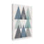 «Mod Triangles IV Blue», art sur toile-33426858