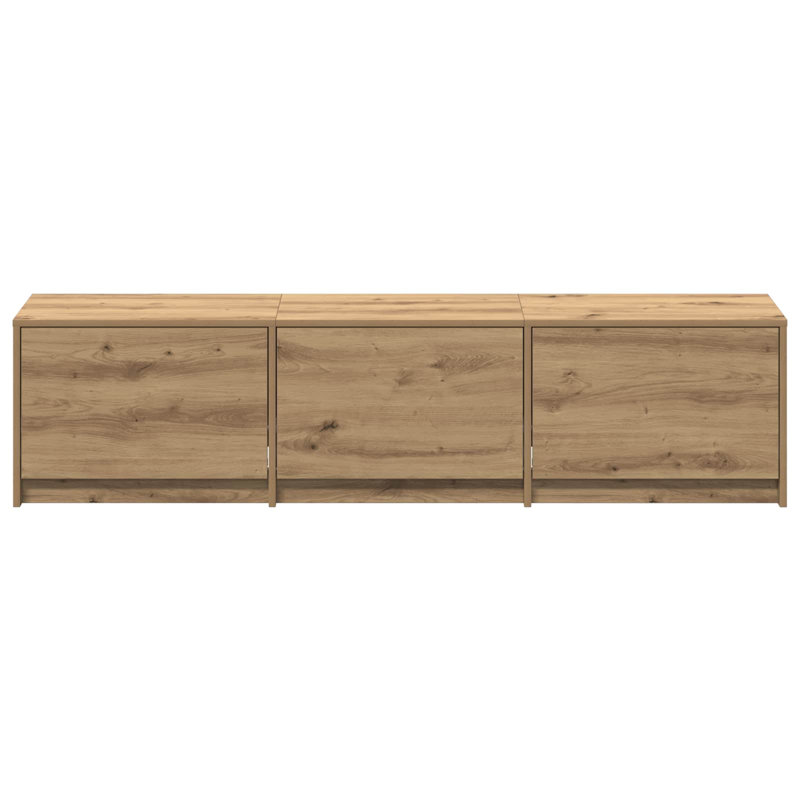 TV Stand, 40cmH x 165cmL x 34cmW, Artisan Oak