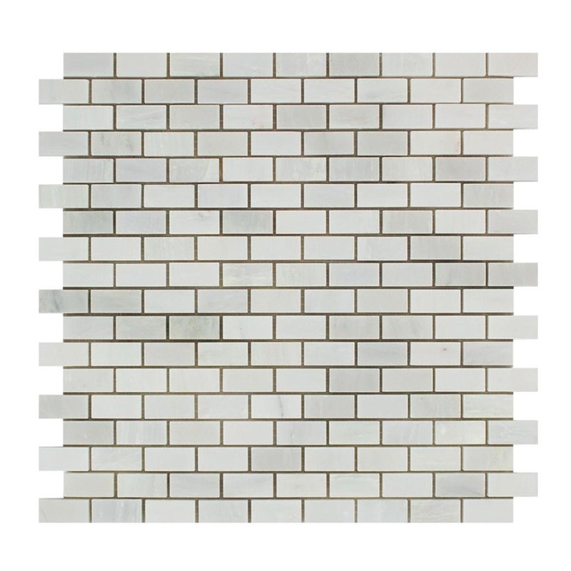 Carreau de mosaïque en marbre et brique