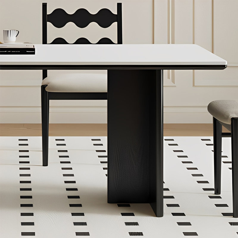 Table de salle à manger rectangulaire tendance et simple, H 29,52 po x L 55,11 po x l 31,49 po