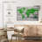 Senne Travel Quotes World Map Green-108148086