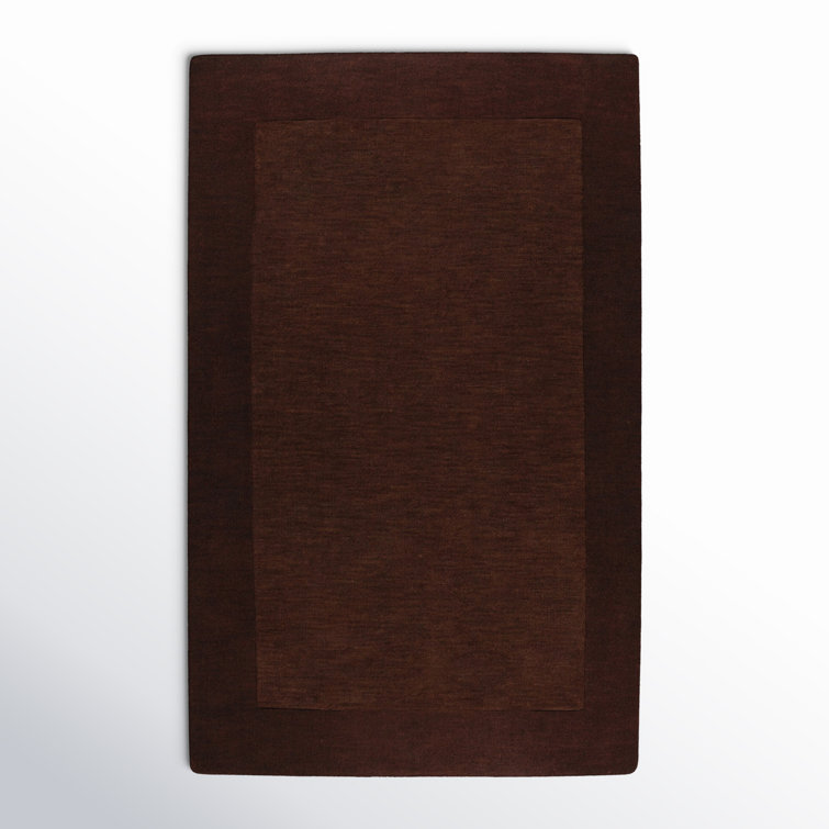 Dolma Handmade Wool Chocolate Area Rug