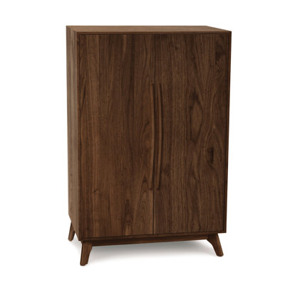 Catalina 33.5'' Solid Wood Bar Cabinet