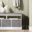 Carvalho Polyester Upholstered Storage Bench-86713060