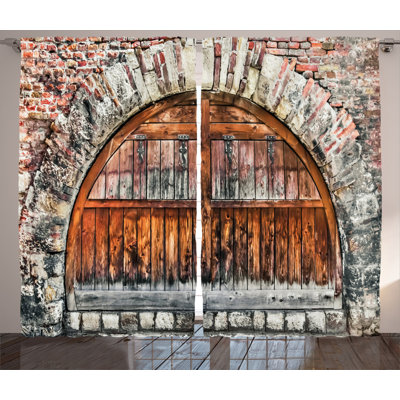 Semi-Sheer Rod Pocket Curtain Panels