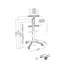 Universal TV Stand - Metal Grey, Black-1470560444
