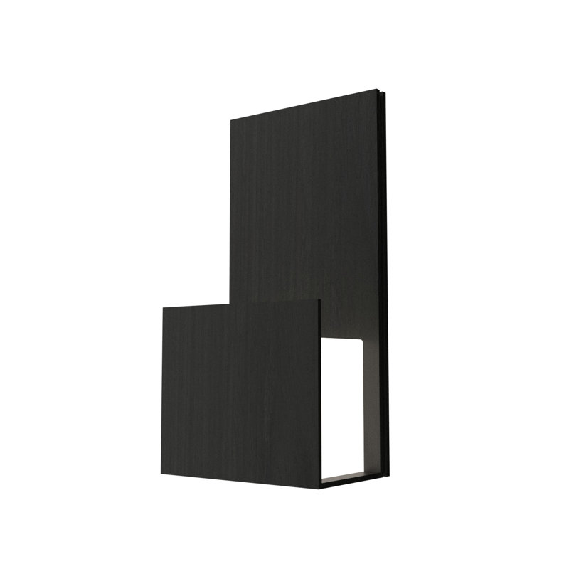 1 - Light LED Flush Mounted Sconce, Organic Cappuccino, 3000K