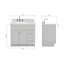 Ensemble de meuble-lavabo simple 37 po Hamlet-198677805