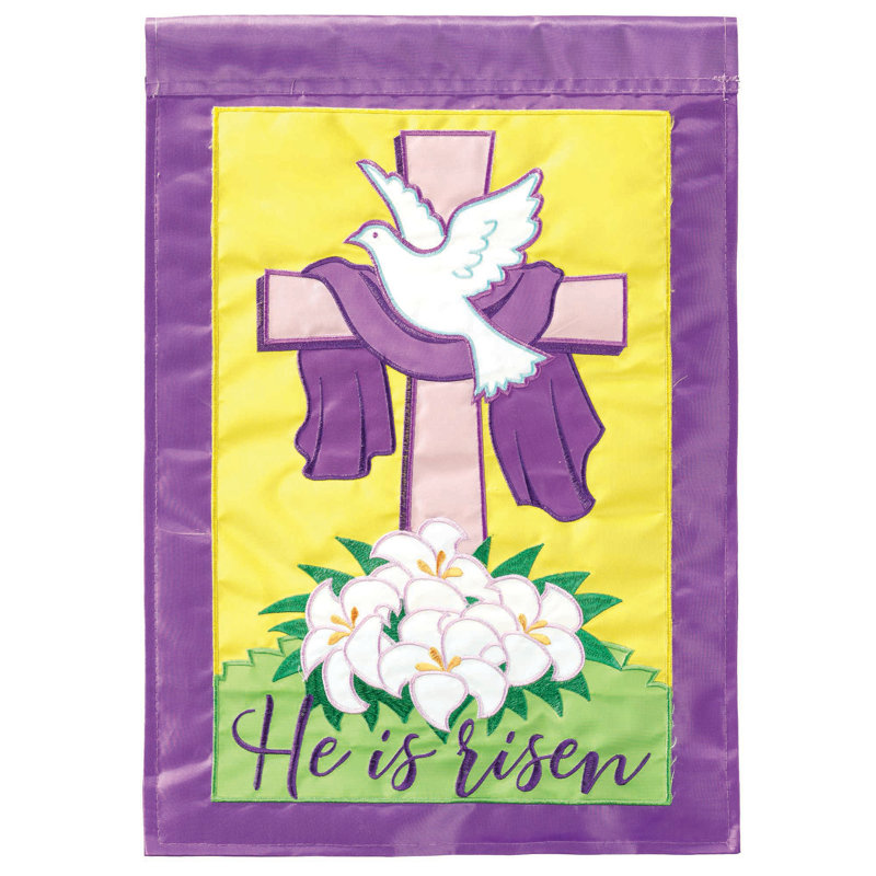 Drapeau de jardin en nylon 18 x 13 po Elad