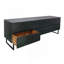 Armoire 86,5 x 20 x 30,5 po, noir