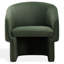 Fauteuil demi-tonneau en velours de 74,93 cm de largeur Mia-142762069