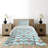 Anchor Coastal Polyester Chevron / Zig Zag Coverlet-41888882