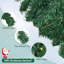 50cm Lighted Faux Garland with Lights