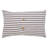 Appliqued Cotton Blend Reversible Throw Pillow