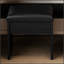 Table de coiffeuse compacte avec miroir, lumières DEL réglables, prise de courant, support pour sèche-cheveux et tabouret pour les petites chambres
