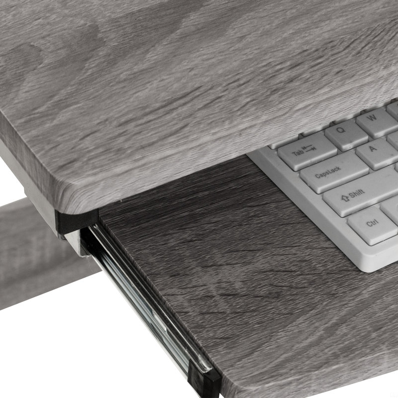 Bureau d'ordinateur, Gris