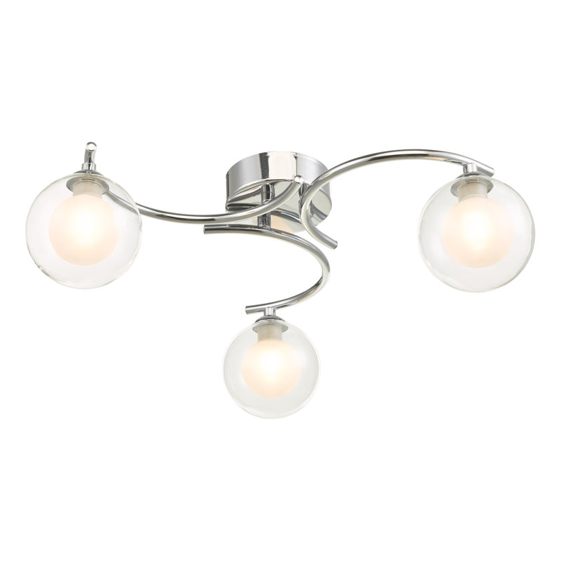 Youngtown Semi Flush Mount, Polished Chrome