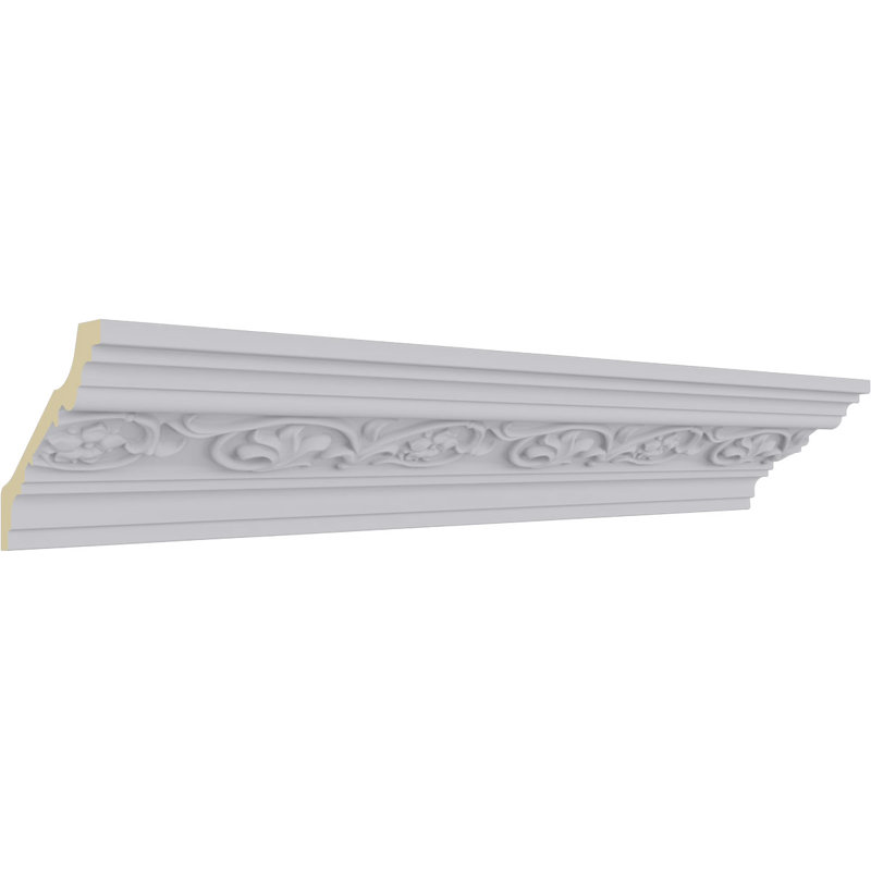 Primed White Polyurethane Crown Moulding 94.5"