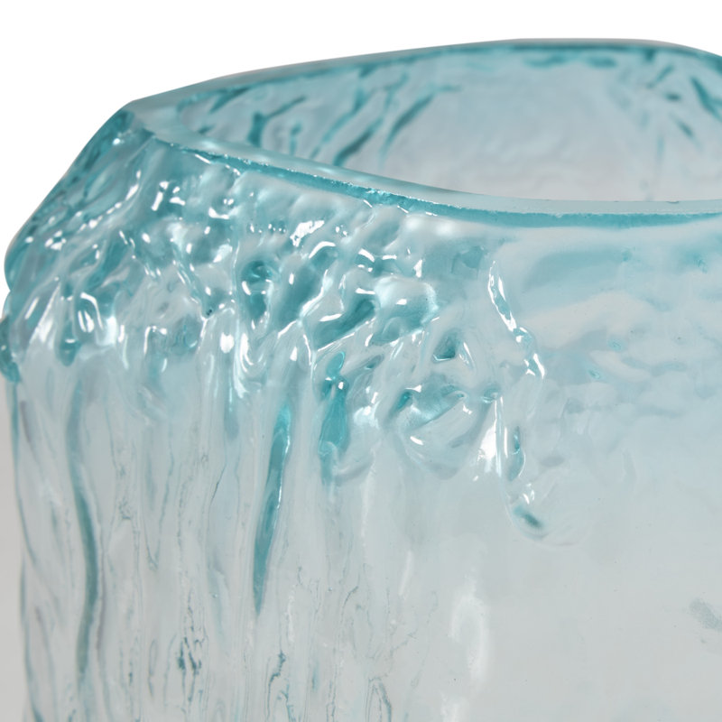 Vase décoratif en verre Emmerlyn, Vert