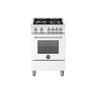 Bertazzoni MAST365GASXELP 36 Inch Freestanding Gas Range with 5 Sealed  Burners, 5.9 cu. ft. Oven Capacity, Continuous Grates, Dual Convection Fan,  Temperature Gauge Monitors, Infrared Gas Broiler, Soft-Motion Door, and CSA  Certified