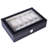 Black Leather Watch Storage Box With 10 Compartments-1641156336-1641156343