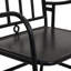 Laurena 45cm H Slat Back Stacking Side Chair in Black-1462813474