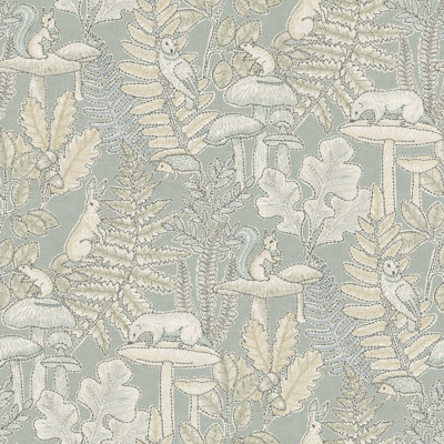 Holt Seafoam Woodland Wallpaper