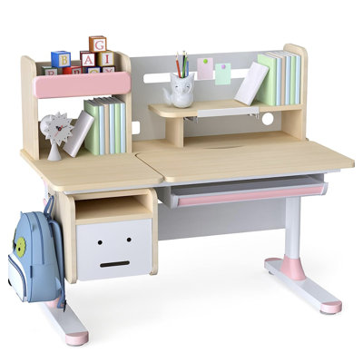 Bureau d'étude avec rehausse pour enfants Barba