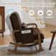 Corduroy Rocking Chair with Footrest & Side Pocket, Nursery Glider Accent Chair for Living Room-1389275119
