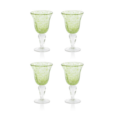 Antibes Bubble Wine Glasses, Set of 4