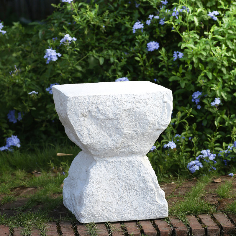 Table d'appoint d'extérieur Paito Modern Minimalist MGO, blanc