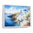 Cadre flottant blanc