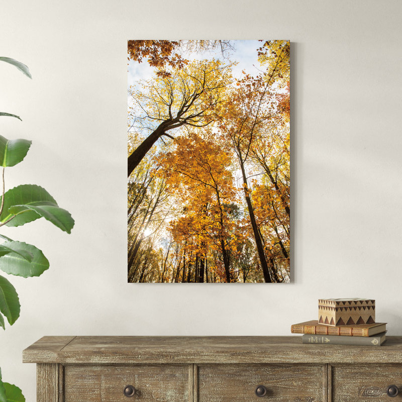 " Towering Trees II ", 36" H x 24" W