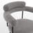 Kiylan Swivel Upholstered 26.7" Linen Counter Stool with Curved Wing Back and Metal Frame-983346169