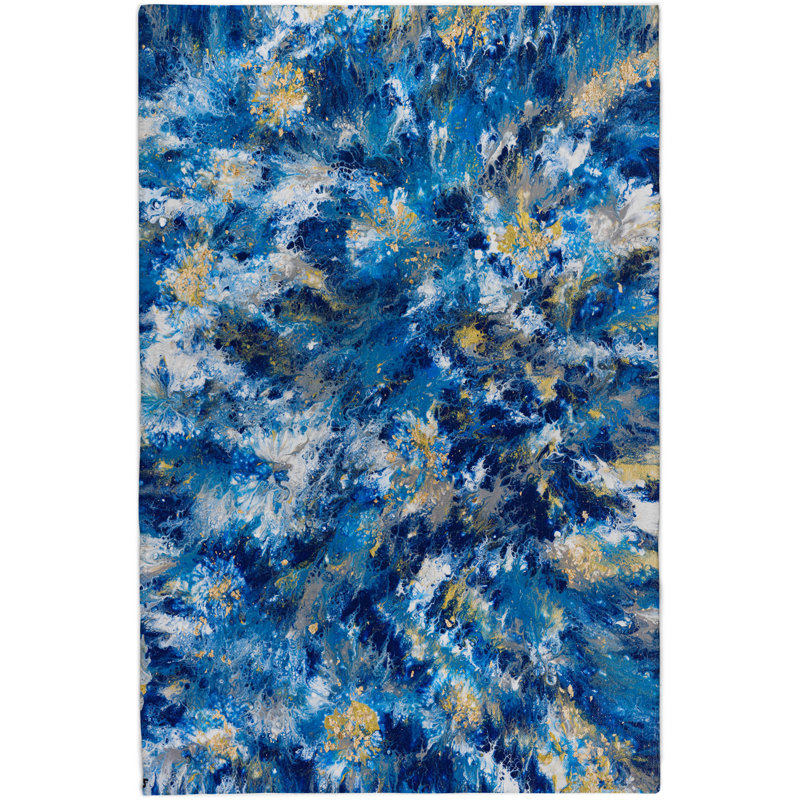 Premium Machine Washable Dream Shag ADS62 Abstract Rug, 8' x 10'