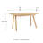 Stark 55" Desk In Oak