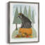 «Raccoon On Pumpkin», reproduction encadrée - bois massif-186379274