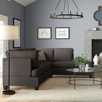 Allenhurst Upholstered L-Shaped Sectional Reversible