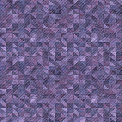 Tapis mauve en laine à motif géométrique